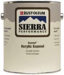 Rust-Oleum - 1 Gal Deep Base Gloss Finish Industrial Enamel Paint - 165 to 520 Sq Ft per Gal, Interior/Exterior - USA Tool & Supply