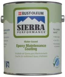 Rust-Oleum - 1 Gal Safety Yellow Water-Based Epoxy - 230 to 340 Sq Ft/Gal Coverage - USA Tool & Supply