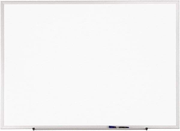 Quartet - 18" High x 24" Wide Erasable Melamine Marker Boards - Anodized Aluminum, 18-7/8" Deep, Includes One Quartet Dry-Erase Marker & Attachable Accessory Tray & Mounting Hardware - USA Tool & Supply