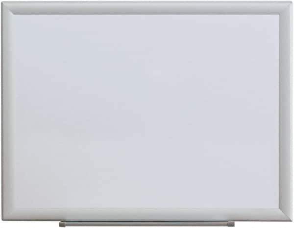 UNIVERSAL - 18" High x 24" Wide Erasable Melamine Marker Boards - Aluminum Frame, 25.8" Deep, Includes Mounting Kit - USA Tool & Supply