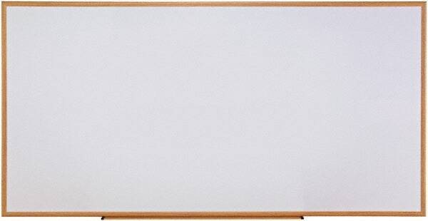 UNIVERSAL - 48" High x 96" Wide Erasable Melamine Marker Boards - Fiberboard Frame, 1" Deep, Includes Mounting Kit - USA Tool & Supply