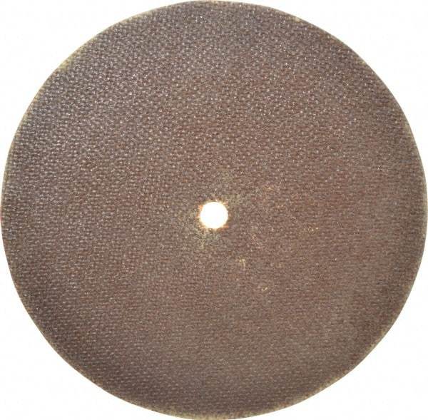 Norton - 8" 60 Grit Aluminum Oxide Cutoff Wheel - 0.06" Thick, 1/2" Arbor, 7,640 Max RPM, Use with Stationary Grinders - USA Tool & Supply