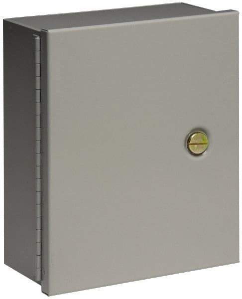 Cooper B-Line - Steel Standard Enclosure Hinge Flat Cover - NEMA 1, 24" Wide x 30" High x 8-5/8" Deep - USA Tool & Supply