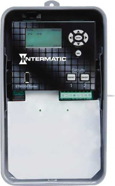 Intermatic - 365 Day Astronomical Outdoor Analog Electronic Timer Switch - 4,000 On/Off, 120 to 277 VAC, 50/60 Hz, - USA Tool & Supply
