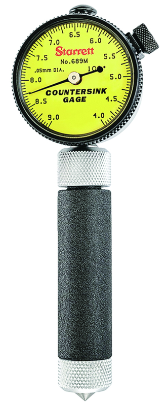689M-1Z COUNTERSINK GAGE 0.5-4.3MM - USA Tool & Supply