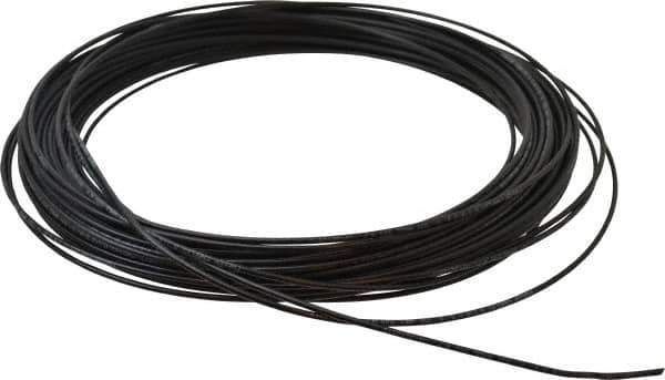 Parker - 1/16" ID x 1/8" OD, 1/32" Wall Thickness, 100' Long, Nylon Tube - Black, 500 Max psi, -65 to 200°F - USA Tool & Supply