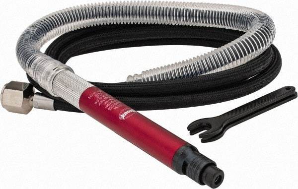 Sioux Tools - 1/8" Collet, Straight Handle, Straight Air Die Grinder - 54,000 RPM, Remote Exhaust, 16.8 CFM, 0.1 hp, 6.21 bar - USA Tool & Supply