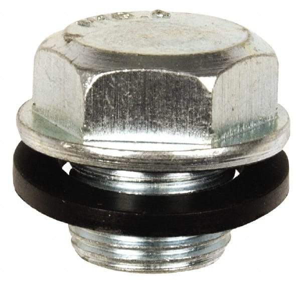 Dorman - Standard Oil Drain Plug with Gasket - M16.4x1.33 Thread, O-Ring Gasket - USA Tool & Supply