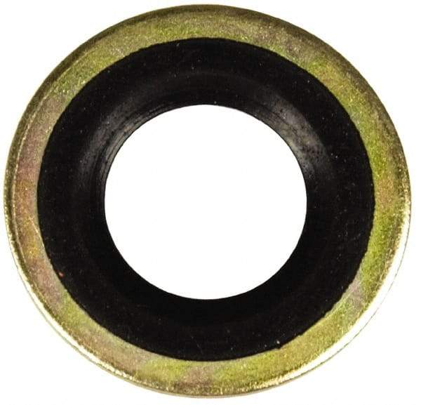 Dorman - 1/2 DO, 1/2 TO, 9/16 SAE, 9/16" ID x 1" OD Oil Drain Plug Gasket - 1/16" Thick, Rubber/Metal - USA Tool & Supply