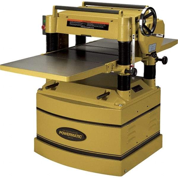 Powermatic - Planer Machines Cutting Width (Inch): 20 Depth of Cut (Inch): 3/32 - USA Tool & Supply
