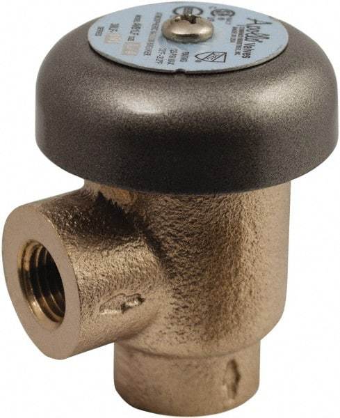 Conbraco - 1" Pipe, 125 Max psi, Bronze, Coated Lead Free Bronze, Atmospheric Type Vacuum Breaker Valve - Silicon Carbide Seal, Female NPT End Connections, Use with Potable Water Applications - USA Tool & Supply
