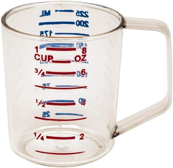 Rubbermaid - 0.25 Quart Polycarbonate Measuring Cup - 25 ml Graduation - USA Tool & Supply