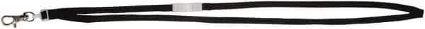 ADVANTUS - Lanyards Material: Nylon Color: Black - USA Tool & Supply