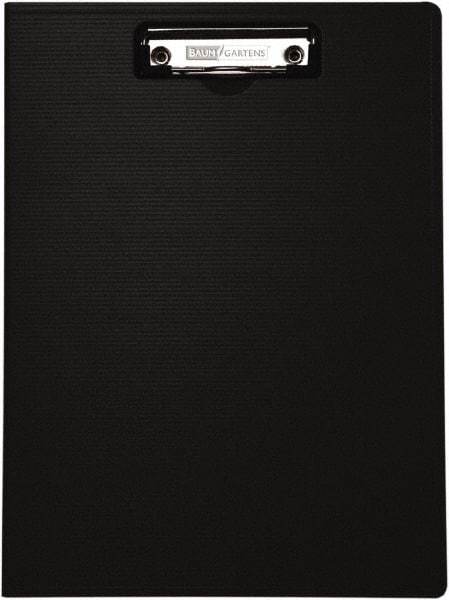 Baum/Gartens - 12.933 Inch Long x 9 Inch Wide, Clip Board - Black - USA Tool & Supply