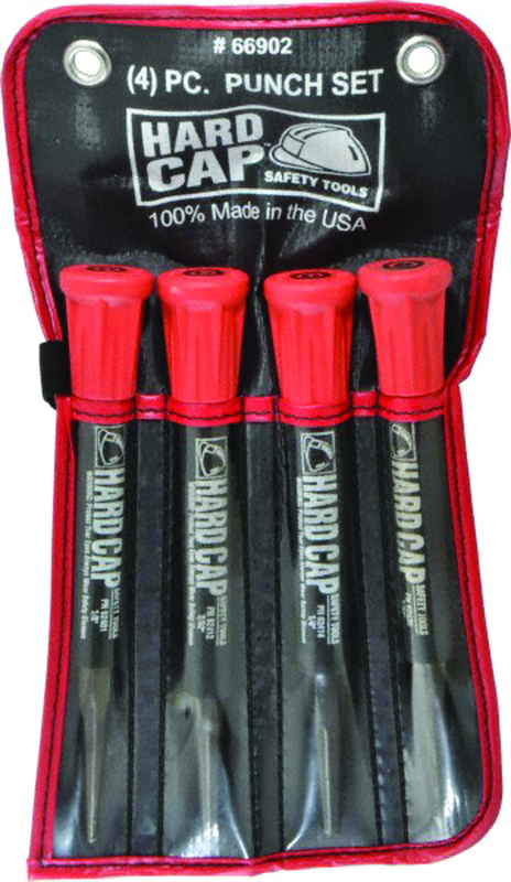 4 Piece Hardcap Punch Set - USA Tool & Supply