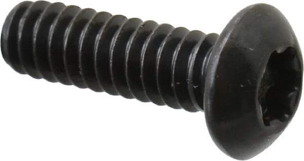 Camcar - #10-24 UNC Torx Plus Drive, Button Screw - Alloy Steel, Black Oxide Finish, Fully Threaded, 5/8" Length Under Head - USA Tool & Supply