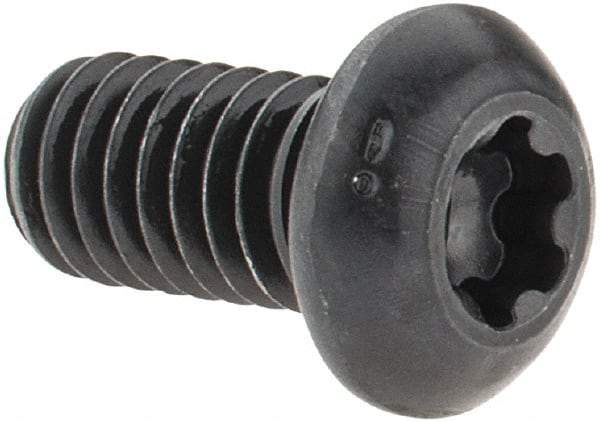 Camcar - 5/16-18 UNC Torx Plus Drive, Button Screw - Alloy Steel, Black Oxide Finish, Fully Threaded, 5/8" Length Under Head - USA Tool & Supply