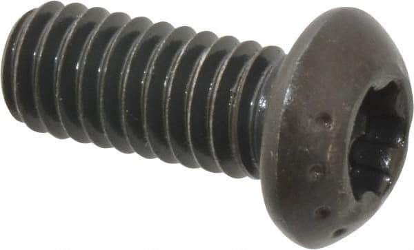 Camcar - 5/16-18 UNC Torx Plus Drive, Button Screw - Alloy Steel, Black Oxide Finish, Fully Threaded, 3/4" Length Under Head - USA Tool & Supply