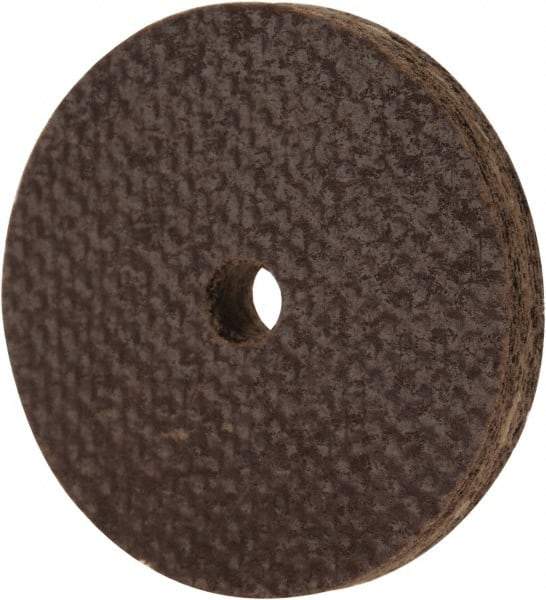Cratex - 1" Diam x 1/8" Hole x 1/8" Thick, 54 Grit Surface Grinding Wheel - Aluminum Oxide, Type 1, Coarse Grade, 54,240 Max RPM, No Recess - USA Tool & Supply