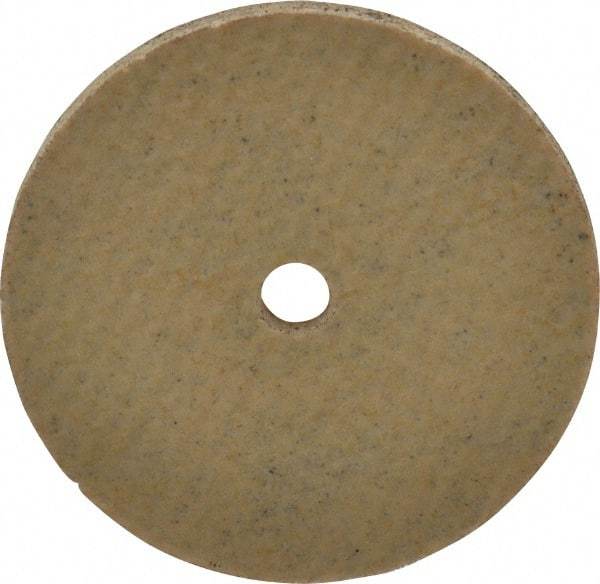 Cratex - 1" Diam x 1/8" Hole x 1/16" Thick, 80 Grit Surface Grinding Wheel - Aluminum Oxide, Type 1, Medium Grade, 36,290 Max RPM, No Recess - USA Tool & Supply