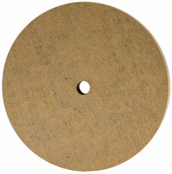 Cratex - 3" Diam x 1/4" Hole x 1/4" Thick, 120 Grit Surface Grinding Wheel - Aluminum Oxide, Type 1, Fine Grade, 12,095 Max RPM, No Recess - USA Tool & Supply