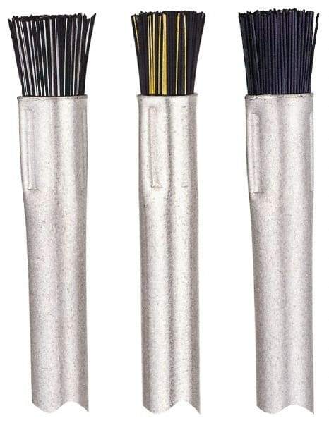 Gordon Brush - Parts Washer Flow-Through Brush - 1/2" Long, Nylon Bristles - USA Tool & Supply