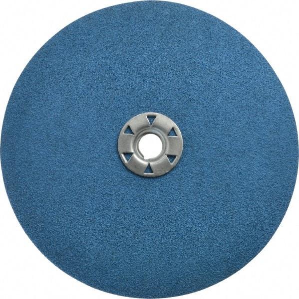 Norton - 7" Diam 60 Grit Fiber Disc - Medium Grade, Zirconia Alumina, Series F826 - USA Tool & Supply