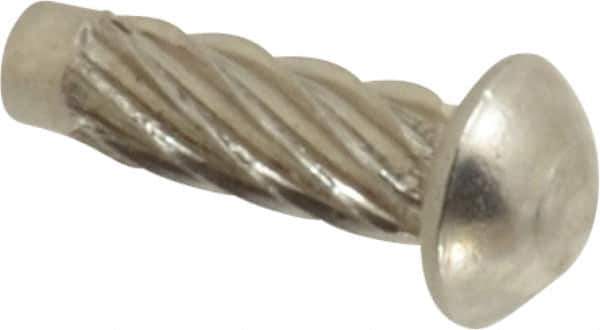 Value Collection - #4 Round Head Sheet Metal Screw - Stainless Steel, 3/8" Length Under Head, ASME B18.6.3 & ASME B18.6.4, Grade 18-8 - USA Tool & Supply