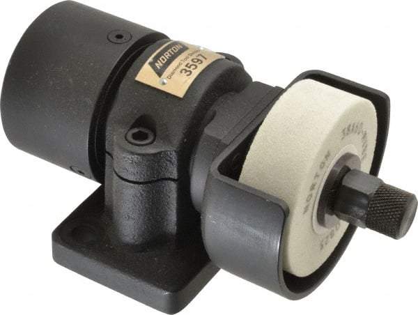 Norton - Truing Device - Includes (1) 3 x 1 x 1/2" Grinding Wheel - USA Tool & Supply