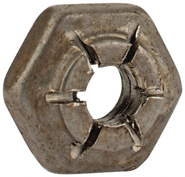 Flex-Loc - #6-32 UNJC Grade 2 Hex Lock Nut with Expanding Flex Top - USA Tool & Supply