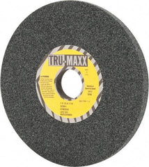 Tru-Maxx - 7" Diam x 1-1/4" Hole x 1/2" Thick, I Hardness, 60 Grit Surface Grinding Wheel - Silicon Carbide, Type 1, Medium Grade, 3,600 Max RPM, Vitrified Bond, No Recess - USA Tool & Supply