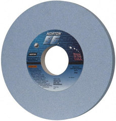 Norton - 12" Diam x 3" Hole x 1" Thick, I Hardness, 60 Grit Surface Grinding Wheel - Ceramic, Type 1, Medium Grade, 2,070 Max RPM, Vitrified Bond, No Recess - USA Tool & Supply
