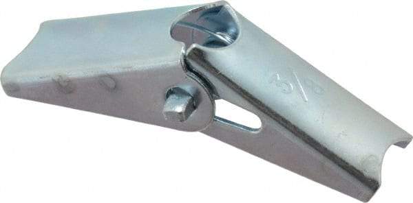 Powers Fasteners - 3/8" Screw, 3/8" Diam, 5" Long, Toggle Bolt Drywall & Hollow Wall Anchor - 7/8" Drill, Zinc Plated, Steel, Grade Zamac 7, Use in Drywall & Wallboard - USA Tool & Supply