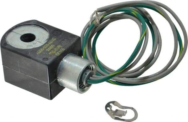 Parker - 24 Volt, 18 Coil Lead Length, Class F, Solenoid Coil - 6.0 Watt, NEMA 4X Enclosure, Use with Parker Skinner Gold Ring Series Valves - USA Tool & Supply