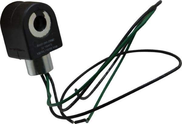 Parker - 120 Volt, 18 Coil Lead Length, Class F, Solenoid Coil - 11.0 Watt, NEMA 4X Enclosure, Use with Parker Skinner Gold Ring Series Valves - USA Tool & Supply