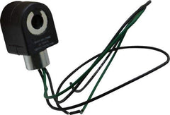 Parker - 120 Volt, 18 Coil Lead Length, Class F, Solenoid Coil - 11.0 Watt, NEMA 4X Enclosure, Use with Parker Skinner Gold Ring Series Valves - USA Tool & Supply