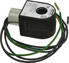 Parker - 24 Volt, 18 Coil Lead Length, Class H, Solenoid Coil - 11.0 Watt, NEMA 4X Enclosure, Use with Parker Skinner Gold Ring Series Valves - USA Tool & Supply