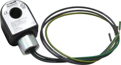 Parker - 120 Volt, 18 Coil Lead Length, Class H, Solenoid Coil - 11.0 Watt, NEMA 4X Enclosure, Use with Parker Skinner Gold Ring Series Valves - USA Tool & Supply