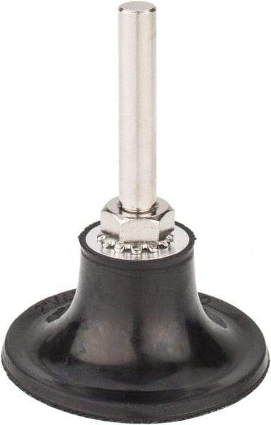 Tru-Maxx - 2" Diam Quick-Change Type S Disc Backing Pad - 1/4" Shank Diam, Medium Density, 30,000 RPM, Quick-Lok Compatible - USA Tool & Supply