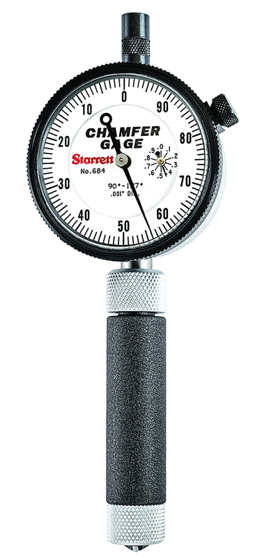 #684-1Z Internal Chamfer Gage 0-127 Degree - USA Tool & Supply