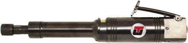 Universal Tool - 1/4" Collet, Straight Handle, Extended Length Air Die Grinder - 25,000 RPM, Side Exhaust, 5.5 CFM, 1 hp, 90 psi - USA Tool & Supply