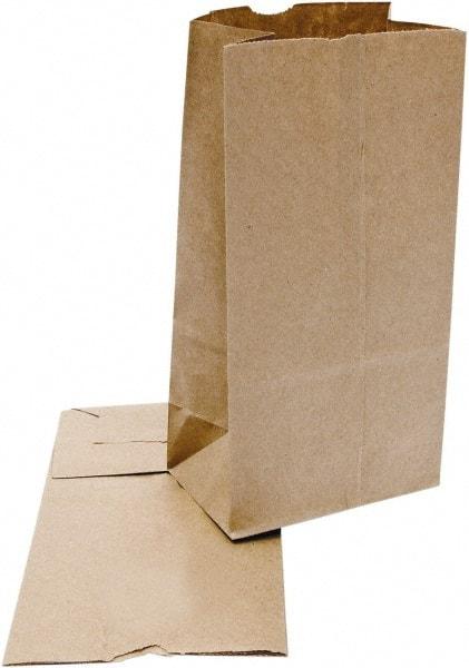 DURO BAG MFR - Kraft Grocery Bag - 5 x 3-11/32 x 9-3/4, Brown - USA Tool & Supply