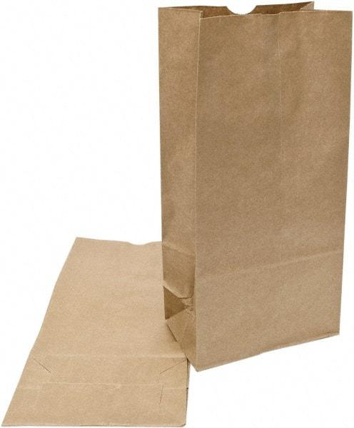 DURO BAG MFR - Kraft Grocery Bag - 7-3/4 x 4-13/16 x 16, Brown - USA Tool & Supply