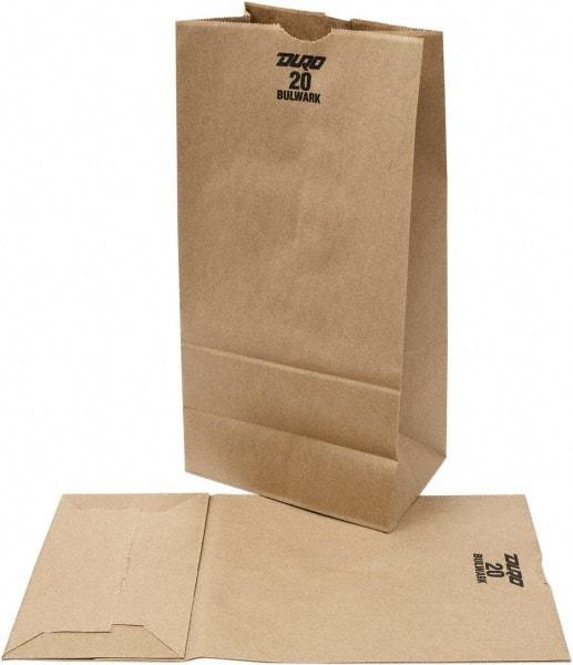 DURO BAG MFR - Kraft Grocery Bag - 8-1/4 x 5-5/16 x 16-1/8, Brown - USA Tool & Supply