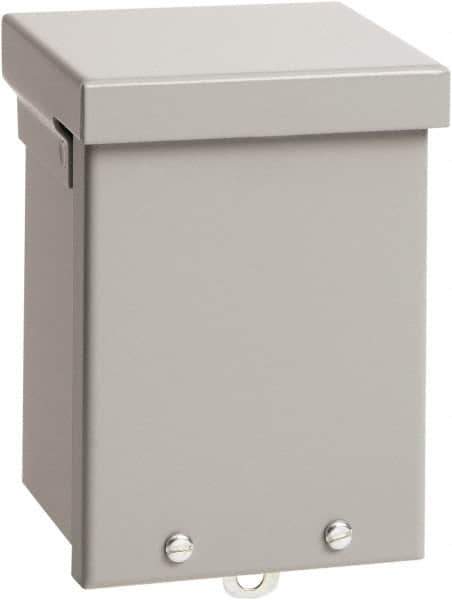 nVent Hoffman - Steel Junction Box Enclosure Screw Flat Cover - NEMA 1, 30" Wide x 30" High x 8" Deep - USA Tool & Supply