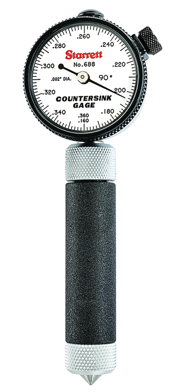 #688-2Z Countersink Gage 90 Degree .160"-.360" - USA Tool & Supply