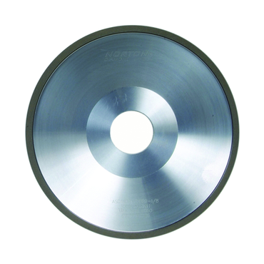 6 x 1 x 1-1/4" - 1/8" Abrasive Depth - 120 Grit - Type 12A2 Diamond Dish Wheel - USA Tool & Supply