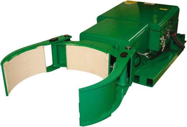 Valley Craft - 2,000 Lb Load Capacity, 30, 55 & 85 Gal Forklift Drum Rotator - Steel Wheels - USA Tool & Supply
