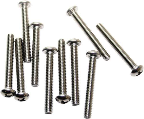 Acorn Engineering - #8-32, 1-1/4" Long Phillips Drive Machine Screw - Round Head, Grade 18-8 Stainless Steel, Uncoated - USA Tool & Supply