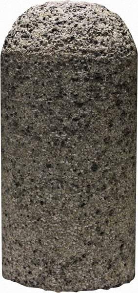 Tru-Maxx - Type 18, 2" Max Diam, 4" Head Thickness, 16 Grit Round Cone - Zirconia Alumina, Coarse Grade, 5/8-11 Shank Thread - USA Tool & Supply